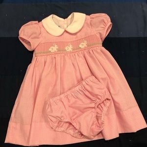 Anavini Hand Smocked Dress